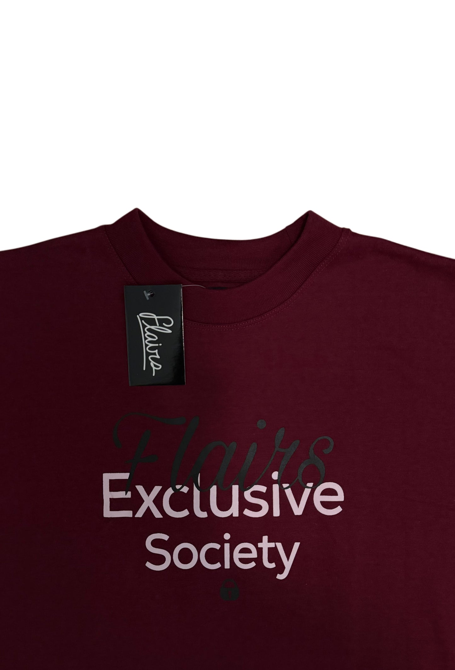 Flairs Burgundy (Oversized) T-Shirt