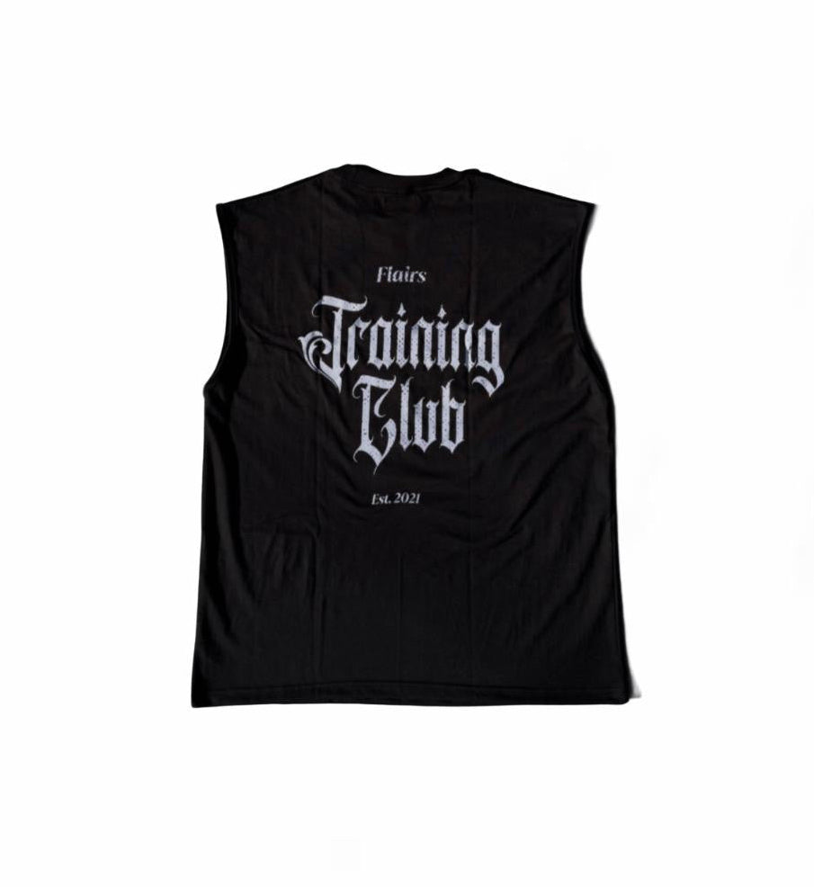 Flairs Black Sleeveless Training Club