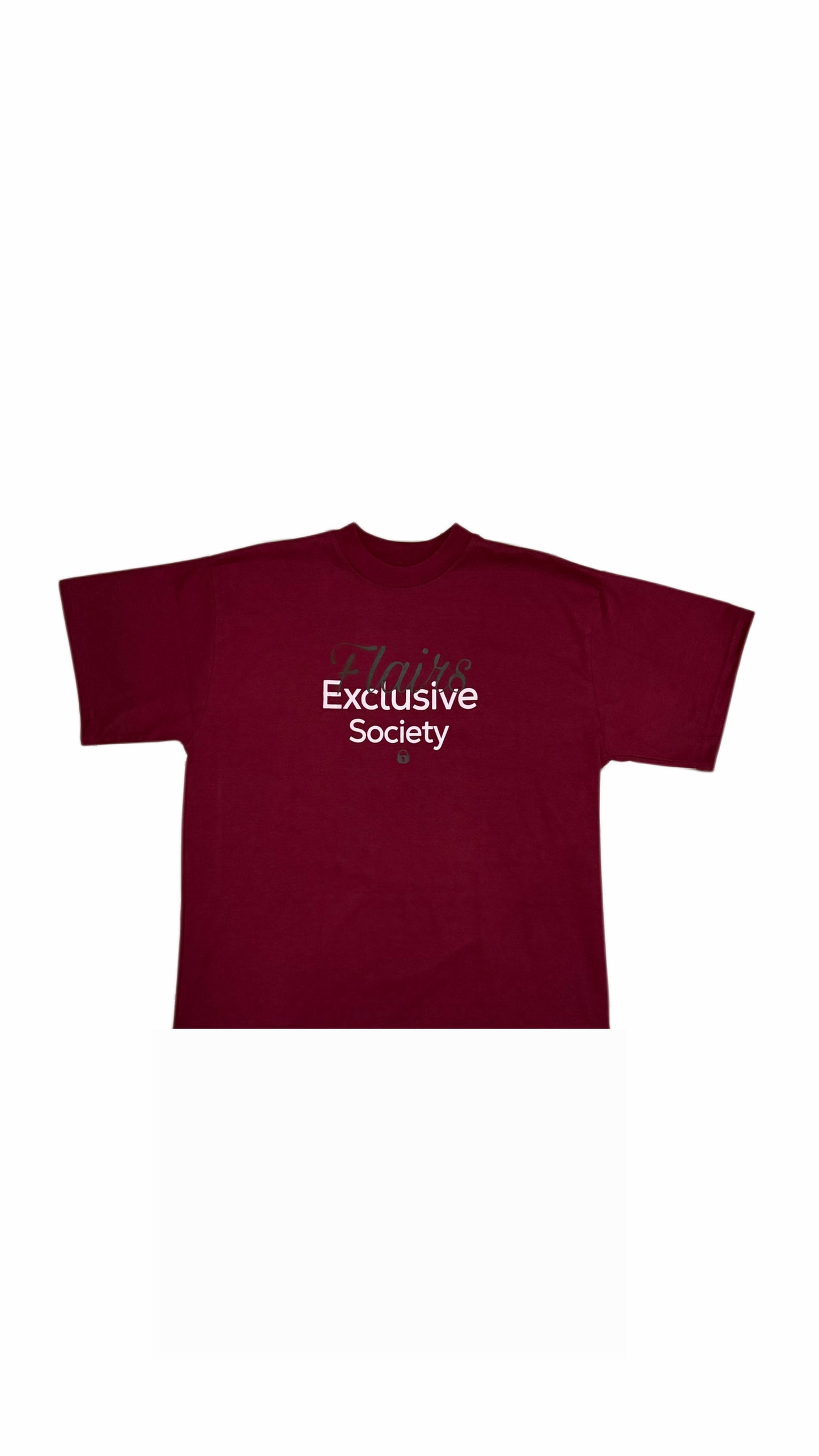 Flairs Burgundy (Oversized) T-Shirt